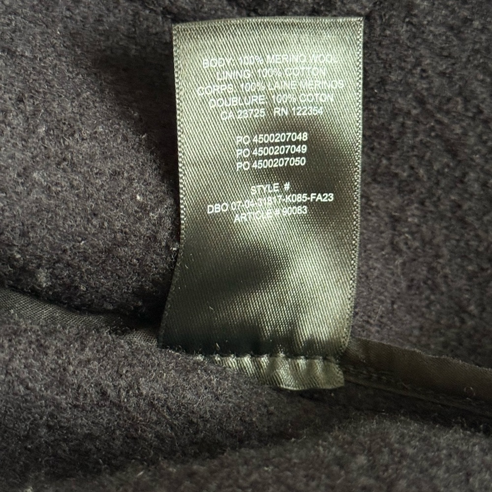 Aritzia Black 100% Merino Wool Jacket - Picture 7 of 9